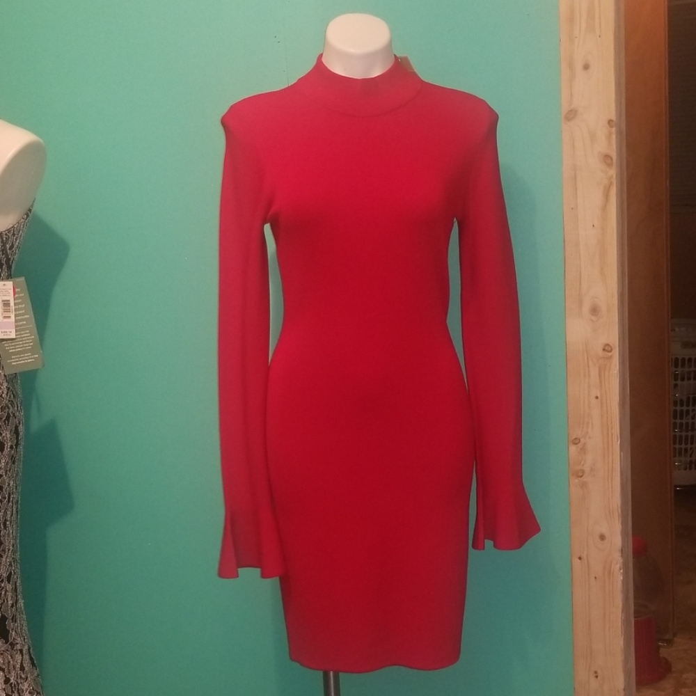 Micheal Kors Flower Sleeve Dress